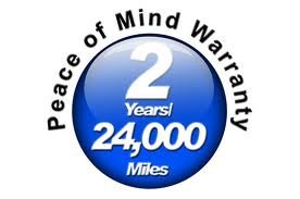 Two year warranty on parts and service